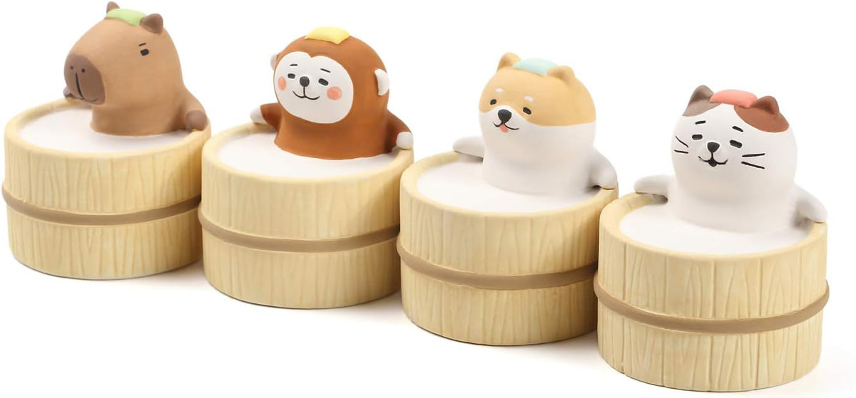 Aroma Ceramic Stone DiffuserAromatherapy Essential Oil Diffuser, Non Electric, Passive, Unique, Cute, Animal, Design for Women, Men, and Gifts (Bathing Capybara)