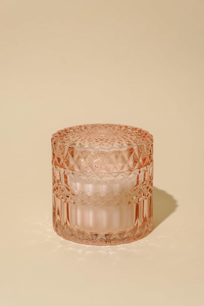 Poured in California | Apricot Pomelo | Pink | Disco Party Collection | 6 oz, 35 Hour Burn Time | Made to Set The Mood | Created with Natural Soy Wax and Essential Oils