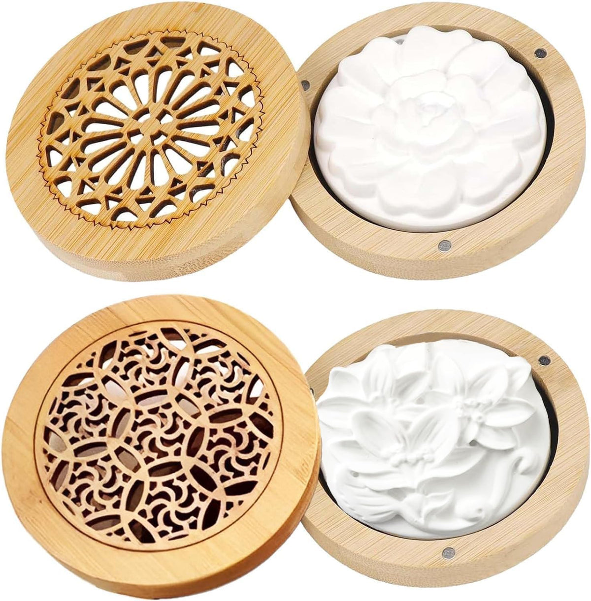 4Pcs Aroma Stone Set, Passive Diffuser, Passive Diffusers for Essential Oils Suitable for Create a Spatial Atmosphere