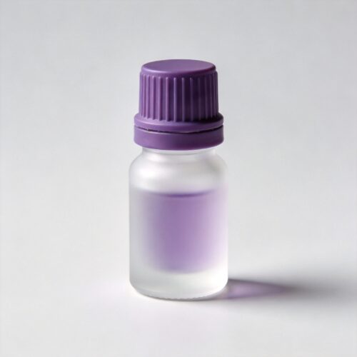 Frosted White Glass Essential Oil Bottle