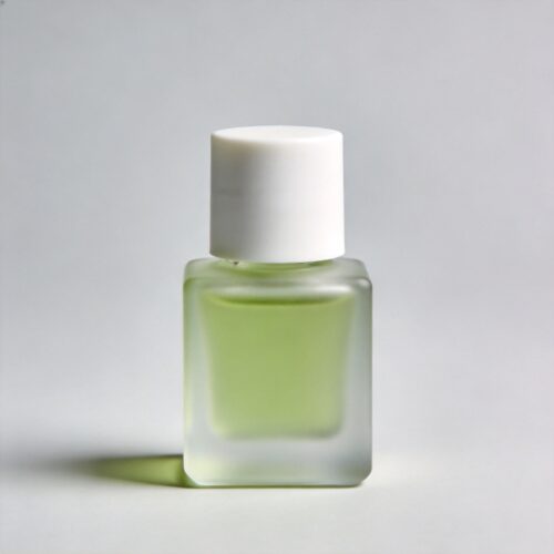 Frosted Glass Square Essential Oil Bottle