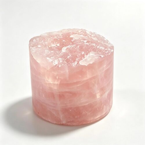 Natural Rose Quartz Cylinder Aroma Stone
