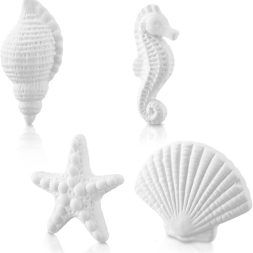 Ocean Shape Ceramic Aroma Stone Set of 4