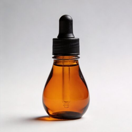 Teardrop Amber Essential Oil Bottle