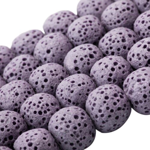 Lava Rock Bead Strand Aroma Stone Beads